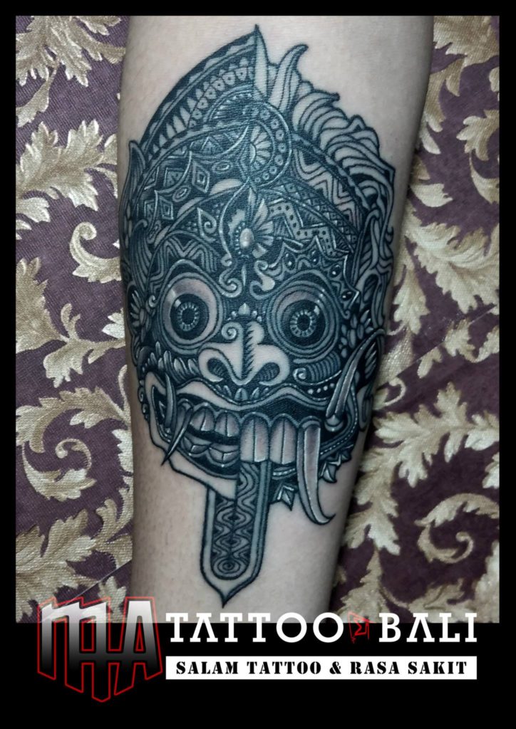 Two-faced Barong Mask by MA TATTOO