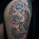 Roses and Mandalas by Dewa at Bigmack Tattoo Shop Bali