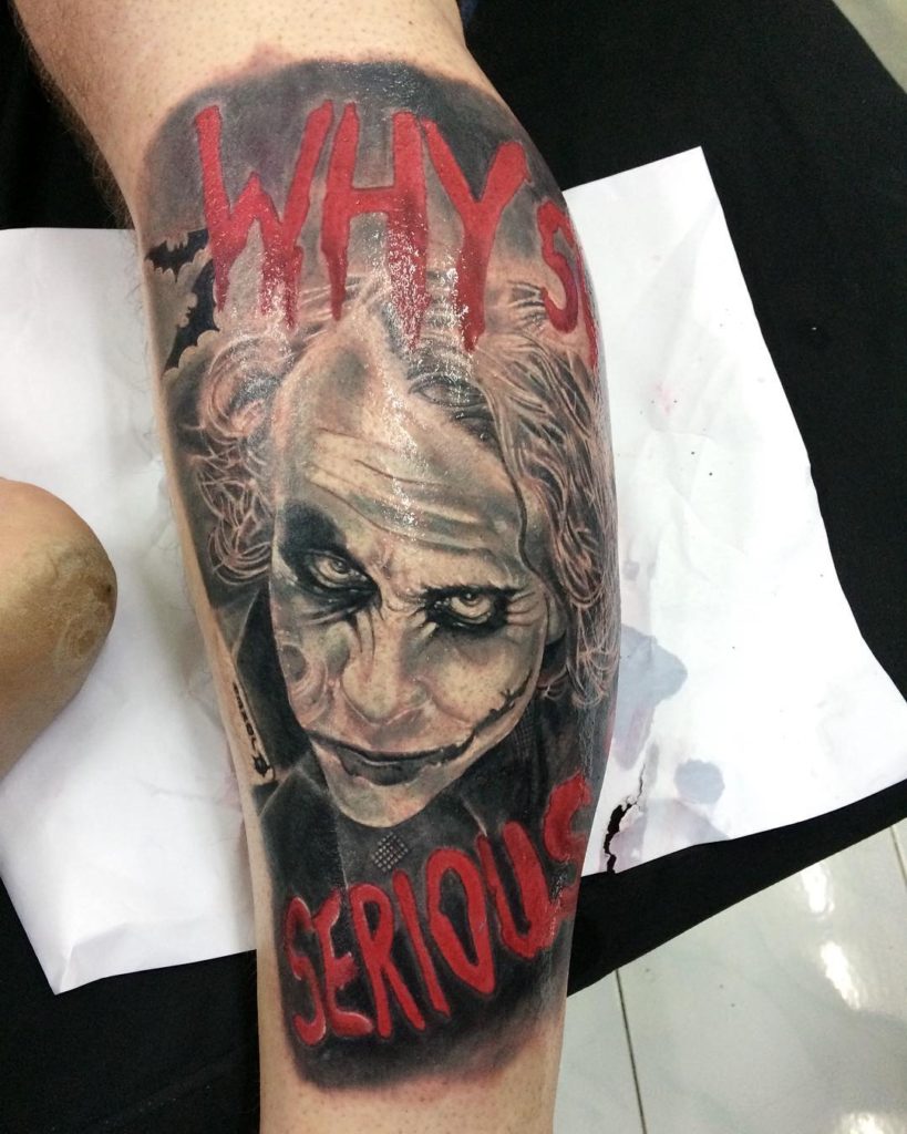 Joker Tattoo by Pank Tatz