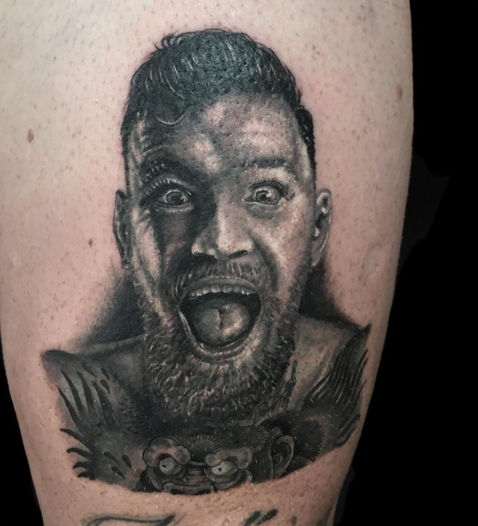 Conor McGregor Tattoo Portrait by Yuda Ink HBSC