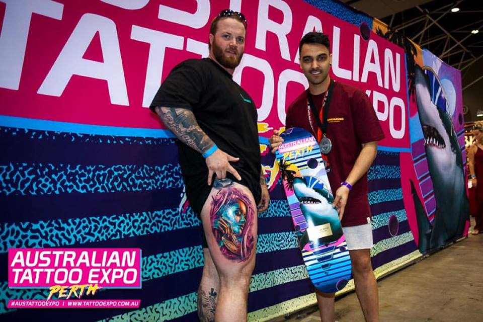 Khail Tattoer won Best Multi-Day Tattoo