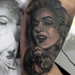 Marilyn Monroe Tattoo by Ukix - Luxury Ink Bali