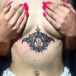 Oriental underboob tattoo by Endry Dharma