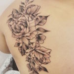 rose line tattoo by Fandem Fay