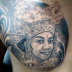 Bali dancer tattoo by Tridatu Tattoo Kuta