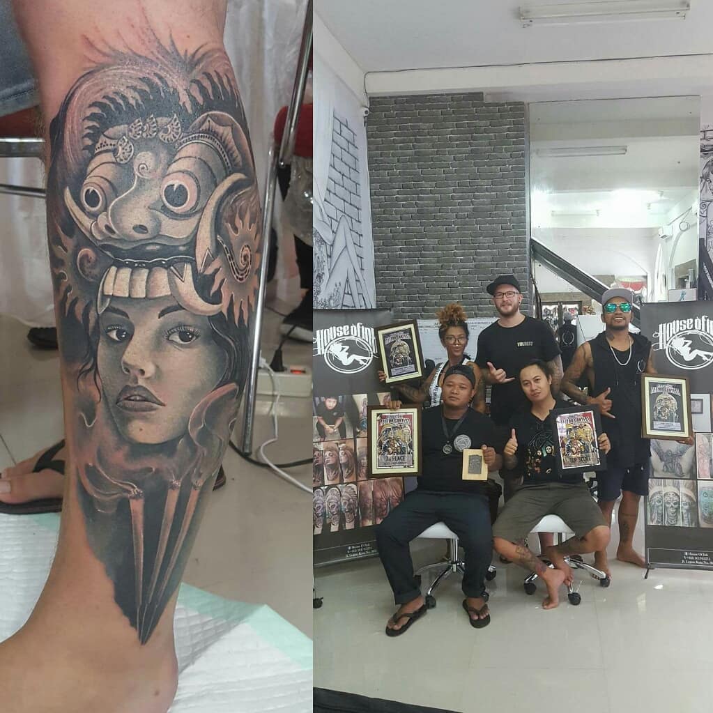 3rd place black and grey blacky house of ink