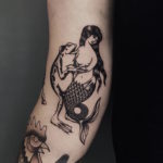 Frog and mermaid tattoo 2 by DUE HATUE Canggu tattoo artist