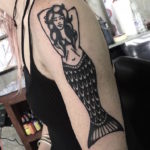 mermaid tattoo by July at Bold and Bright Canggu