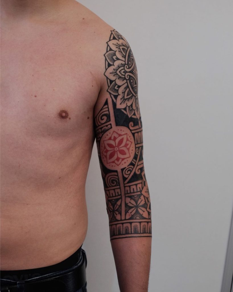 Mandala tattoo Bali by Ade Itameda