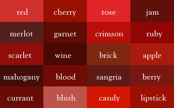 Shades of Red 