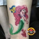 Amazing Ariel Little Mermaid Tattoo by Onal Seminyak Bali