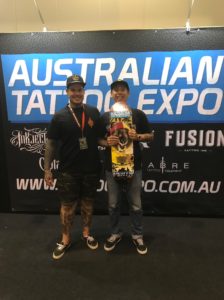 Gunz tattoo award perth expo 2018