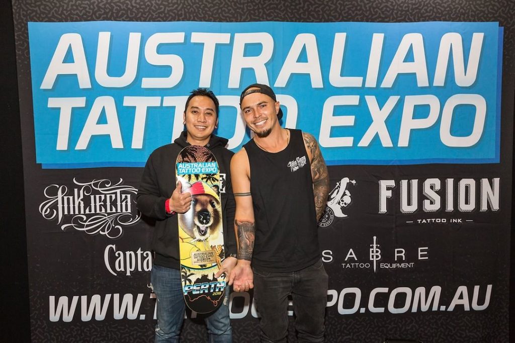 Goper Ink wins best small black and grey Australian Tattoo Expo winners 2018 tattoo 