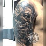 Zeus by Kadek Dino at Negare Inked tattoo studio Denpasar Bali