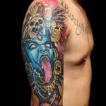 Blue Kali Tattoo Coverup by Komink Ambitious Ink Bali 2018