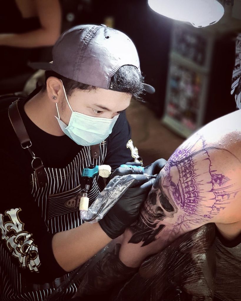 Yuda Great Ink tattooing in Bali