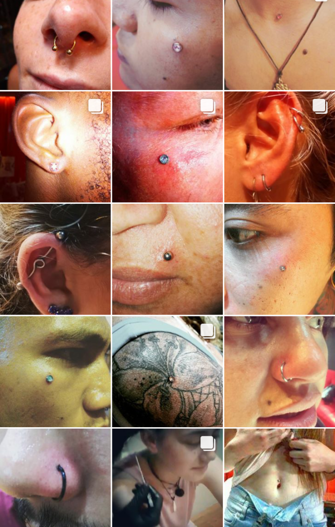 Bali dermal piercings and more by Pierce The Skin Art