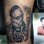 Quavo Huncho Portrait tattoo by Jeff Woa Bali