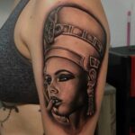 Bali tattoo artist Dontatts Egyptian portrait