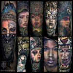 Portrait Tattoos by Zombie Jambula Luxury Ink Bali 2019