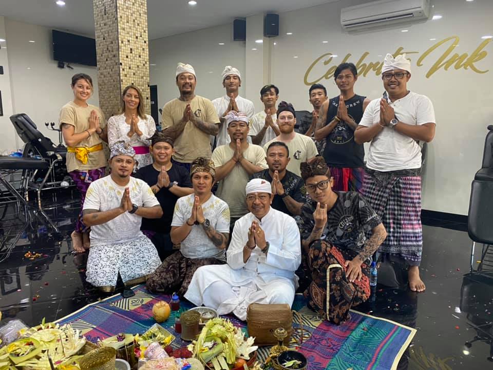 Celebrity Ink Bali staff photo Jan 2020