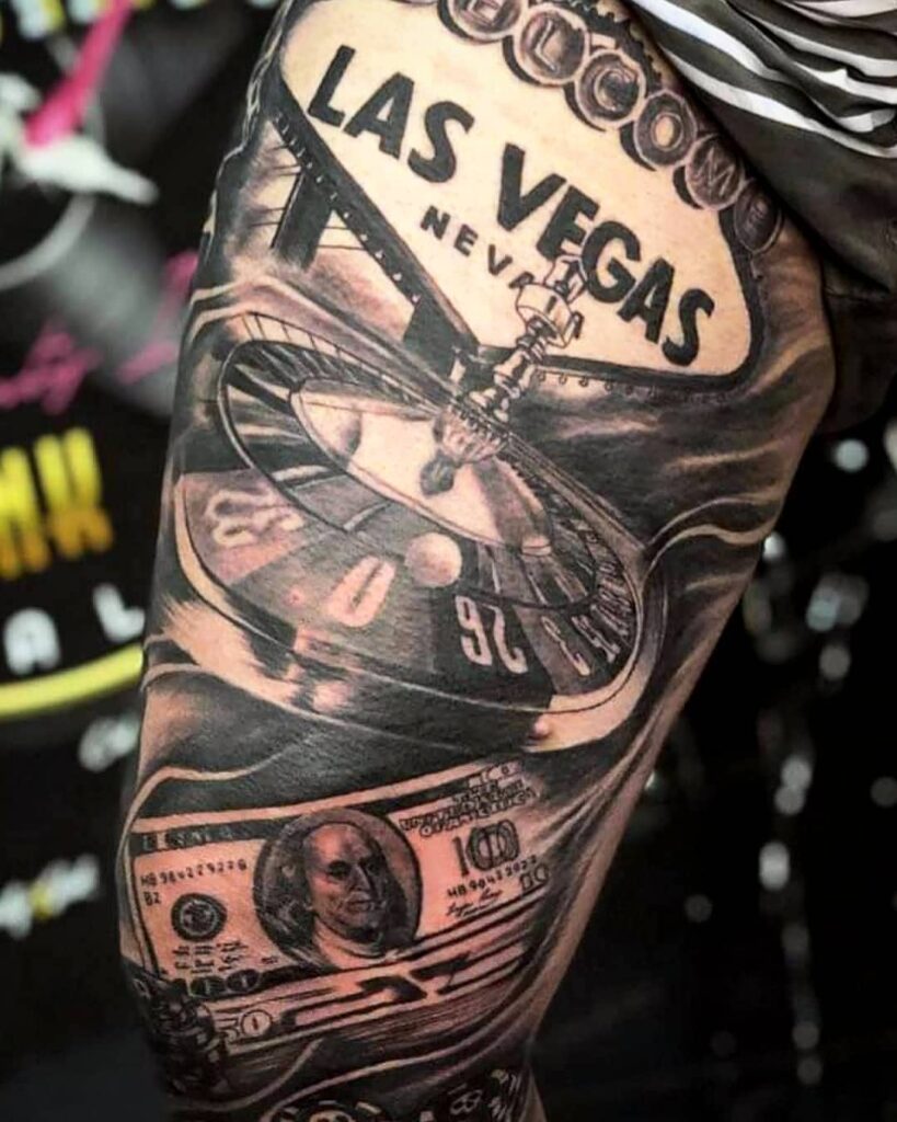 Las Vegas casino tattoo Prim Ferry August 2019