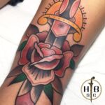 Rose Tattoos done in Bali - Line Tattoos, Red Roses, Realistic Rose ...