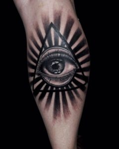 Original eye tattoo by Ricky Sokai  / Diamond Dog Tattoo Kuta