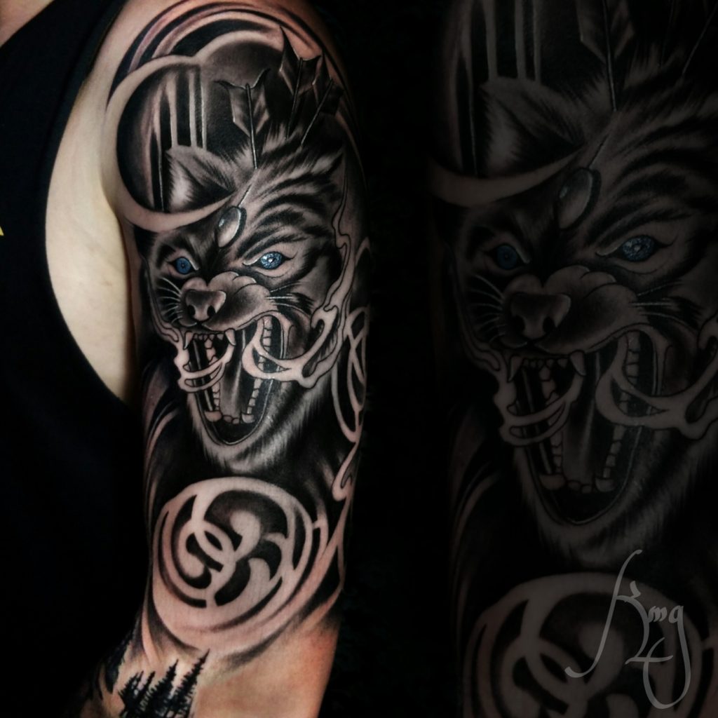 Wildcat sleeve by Komeng Inked Bali