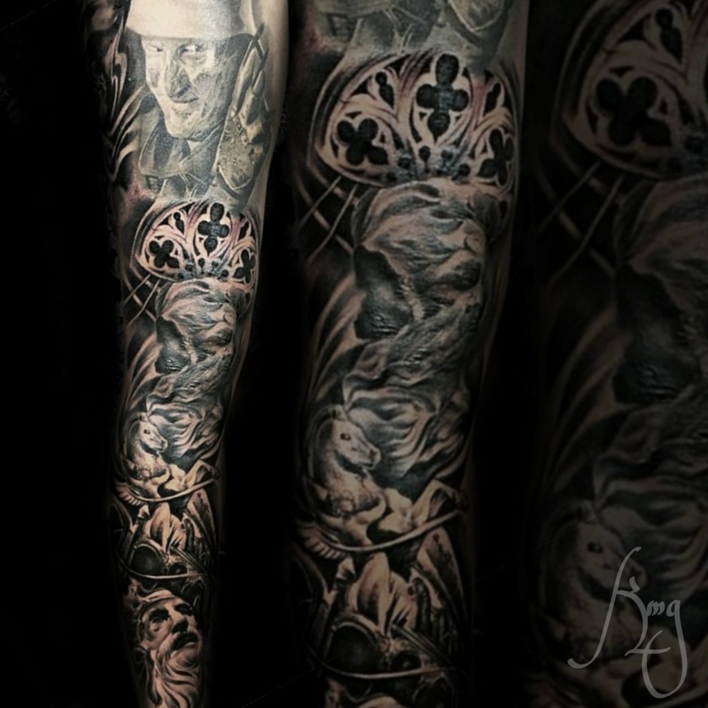 Leg sleeve by Komeng Inked Bali